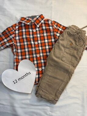 H&M and  Tommy Hilfiger - 2 piece set. Size 12 months